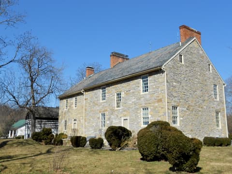 The stone Royer farmhouse at Renfrew Museum and Park, Waynesboro